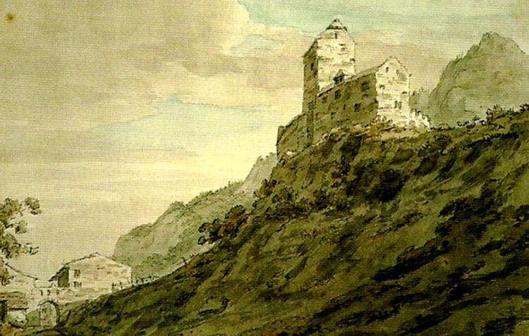 John Robert Cozens south gate of sargans